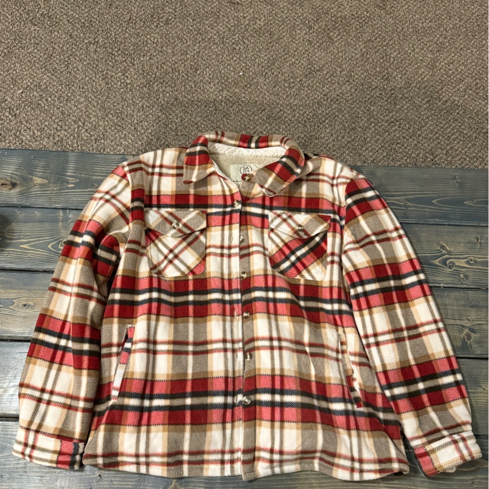 Sage Collective Women’s Size XL Fur Lined Flannel New